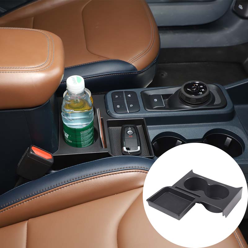 Car Accessories Essentials - Car Center Console Storage Box Cup