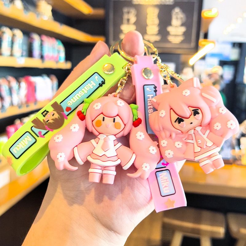Hatsune Miku Keychain Cartoon  - đánh giá và giá Car Accessories Japanese