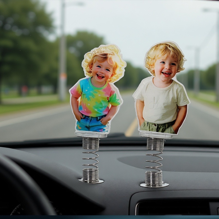 Personalized Acrylic Photo Orn - đánh giá và giá Car Accessories Etsy