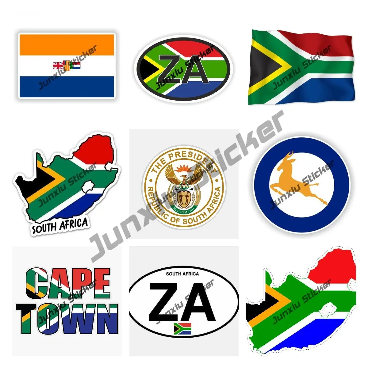 South Africa Map with Flag Vin - đánh giá và giá Car Accessories Cape Town