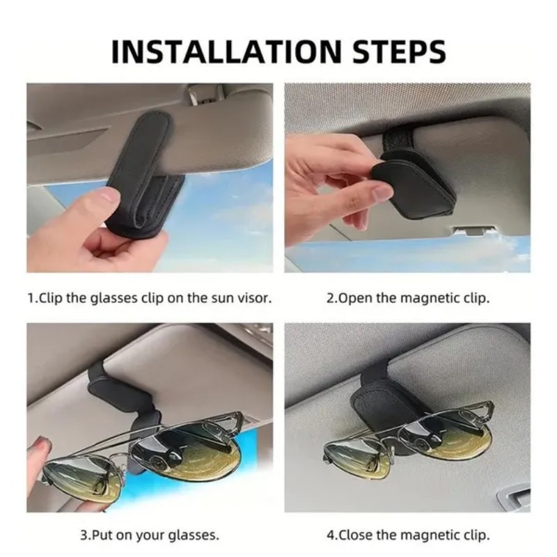 Car Sun Visor Glasses Case Hol - đánh giá và giá Car Accessories Essentials