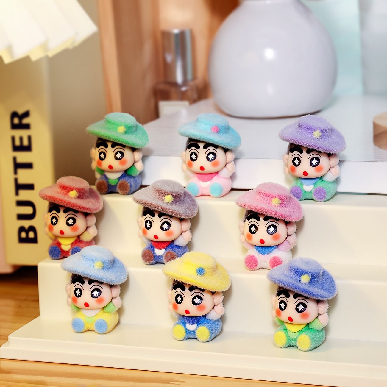 New Flocked Denim Shin Chan Se - đánh giá và giá Car Accessories Etsy