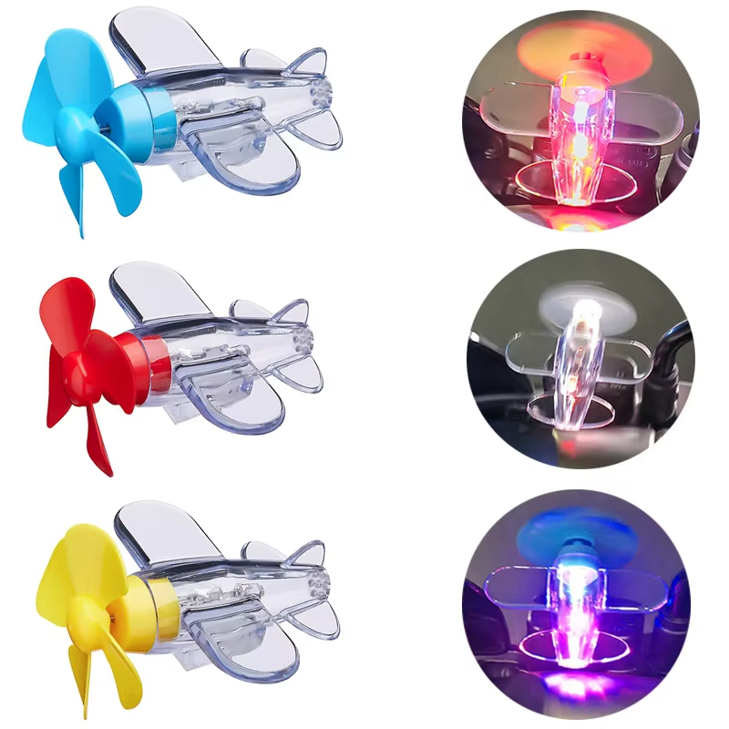 Wind Powered LED Airplane Orna - đánh giá và giá Car Accessories Etsy