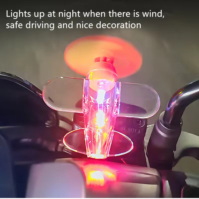 Wind Powered LED Airplane Orna - đánh giá và giá Car Accessories Etsy
