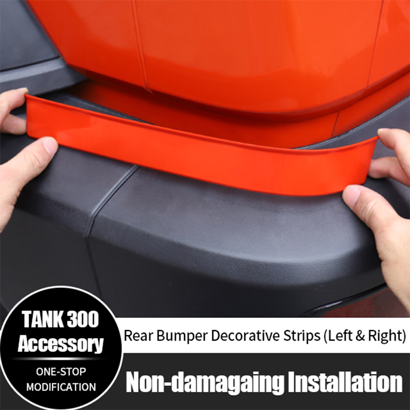 2Pcs For GWM Tank 300 Rear Bum - đánh giá và giá Car Accessories Tape