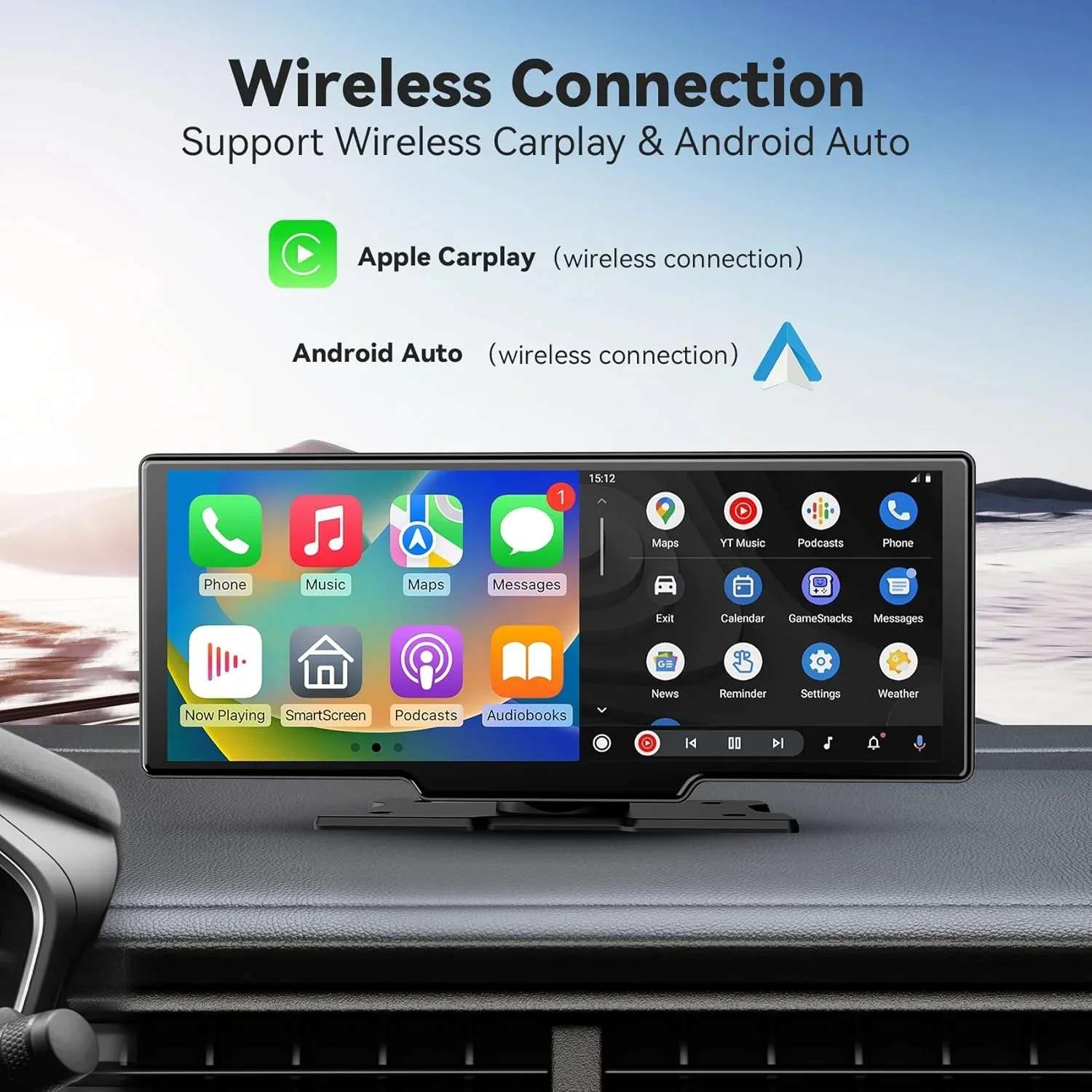 Portable 10.26'' Dash Cam Wire - đánh giá và giá Car Dash Cam
