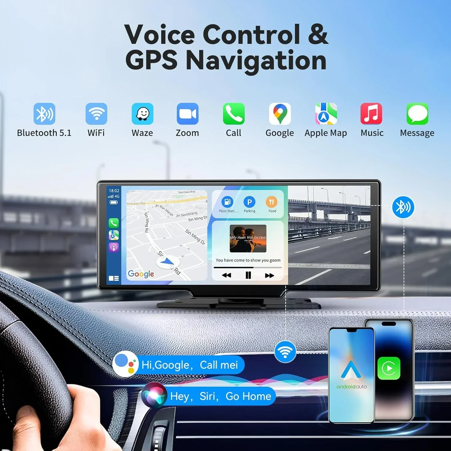 Portable 10.26'' Dash Cam Wire - đánh giá và giá Car Dash Cam