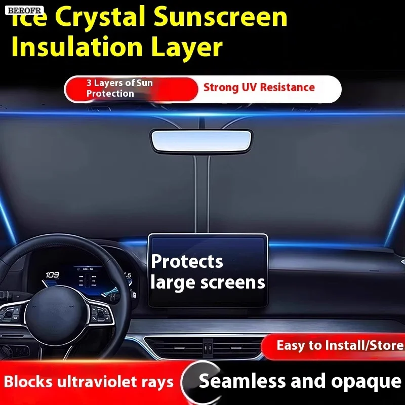 Car Windshield Sun Shade Cover - đánh giá và giá Car Accessories Yate