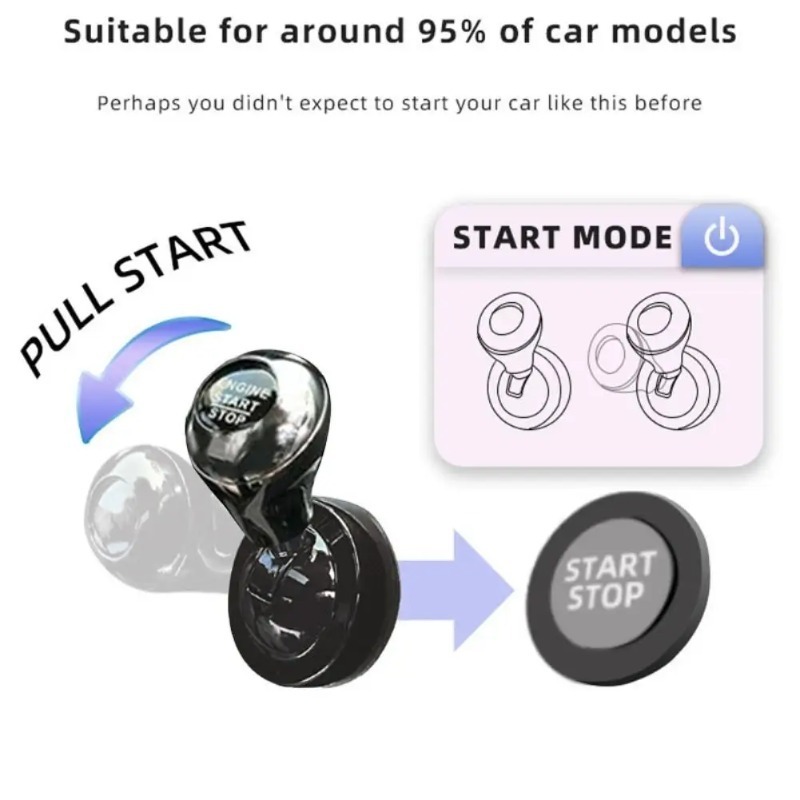 Car One-Touch Start Button wit - đánh giá và giá Car Accessories Essentials