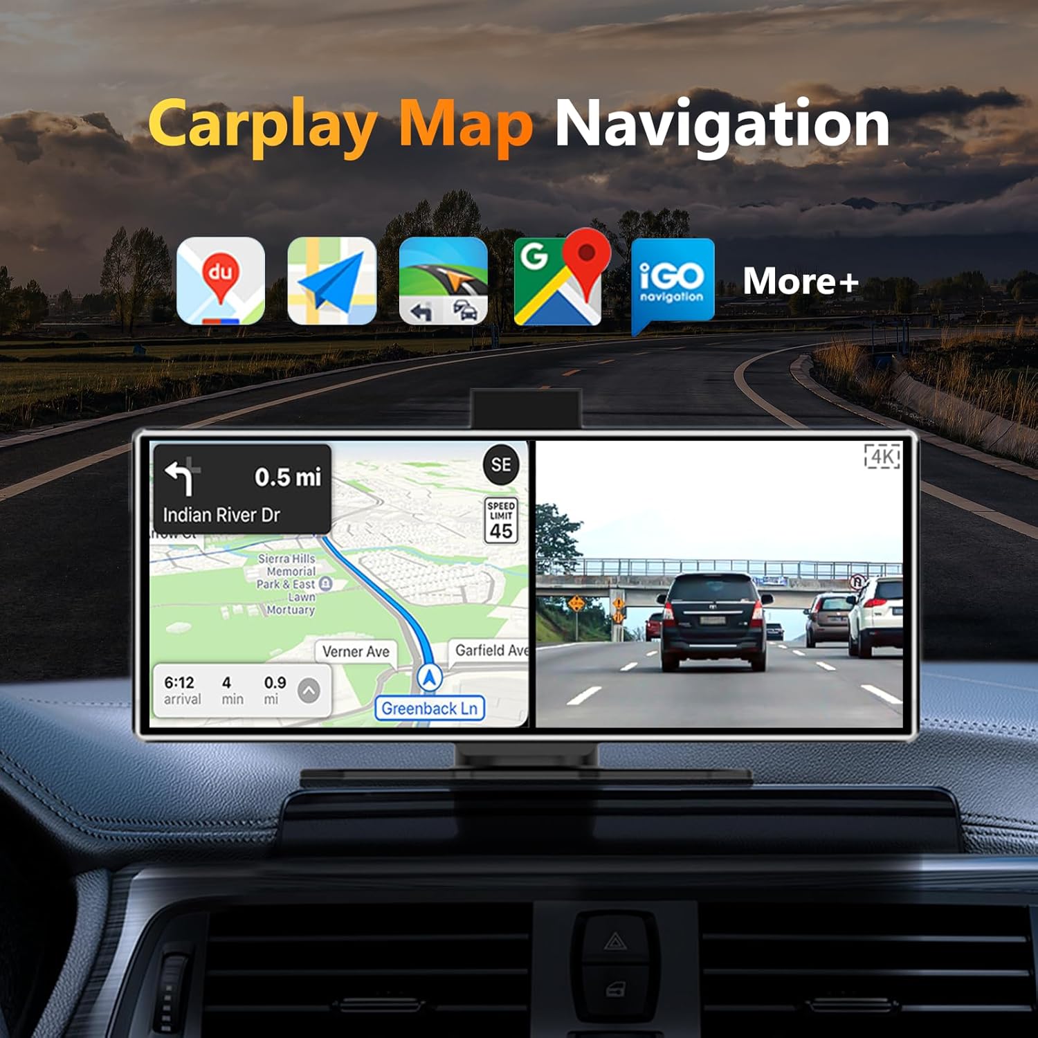 11.26 inch 4K Dash Cam Wireles - đánh giá và giá Car Dash Cam